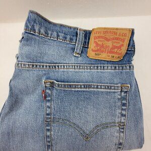 Levi's 569 Jeans Men's 38x34 Zip Fly Faded Denim Red Tab Fits 38x32